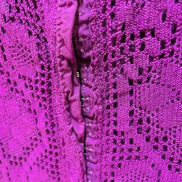 Caribbean Joe 100% cotton womens tunic with long sleeves hook and eye closures - Picture 8 of 8